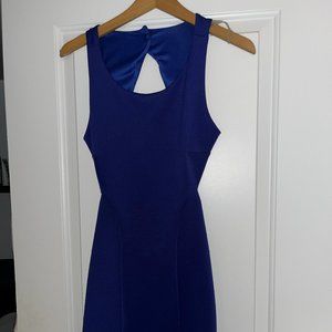 Blue Cutout Dress